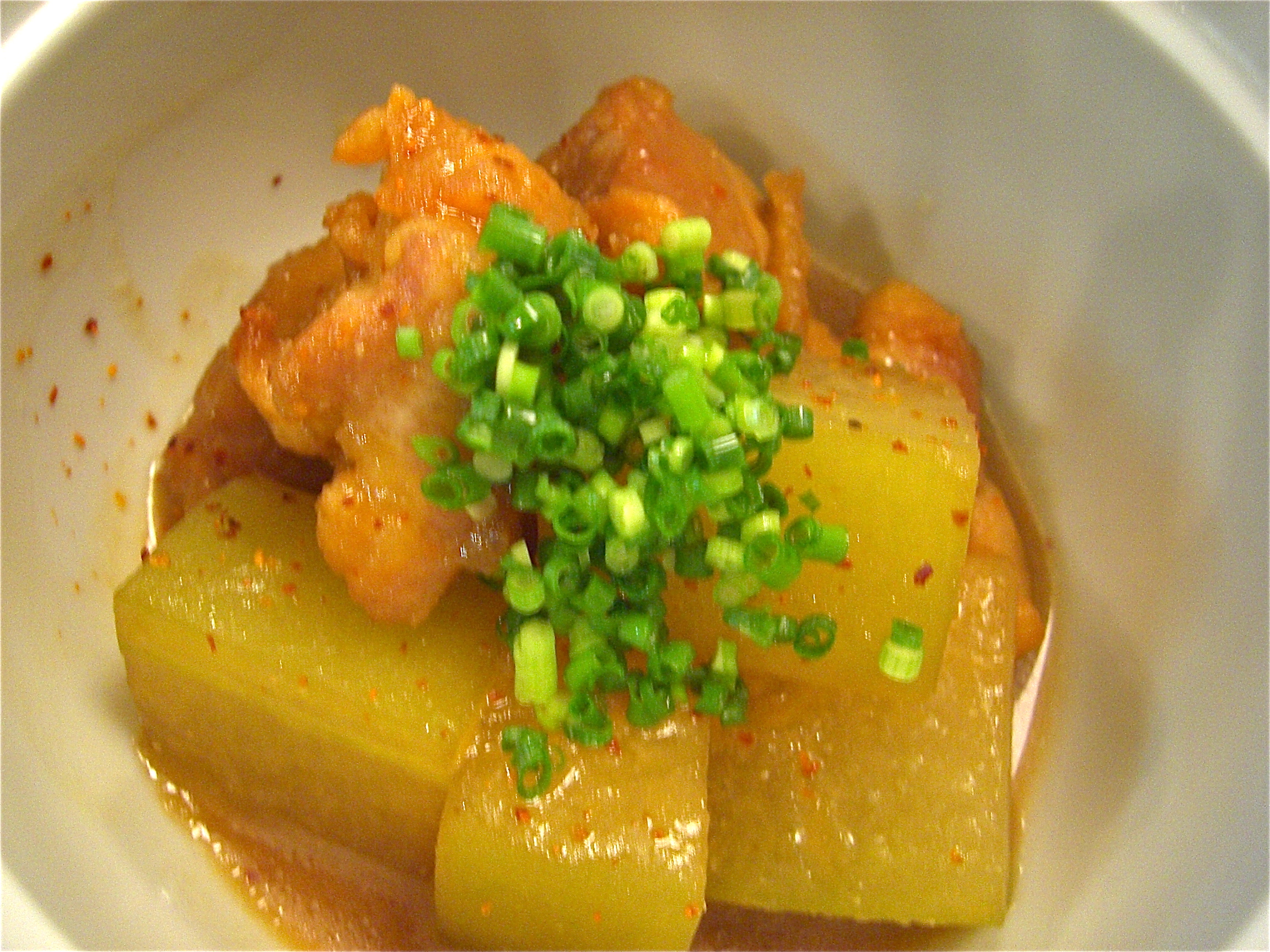 冬瓜と地鶏の味噌煮（地鶏料理５、冬瓜（とうがん）料理１）