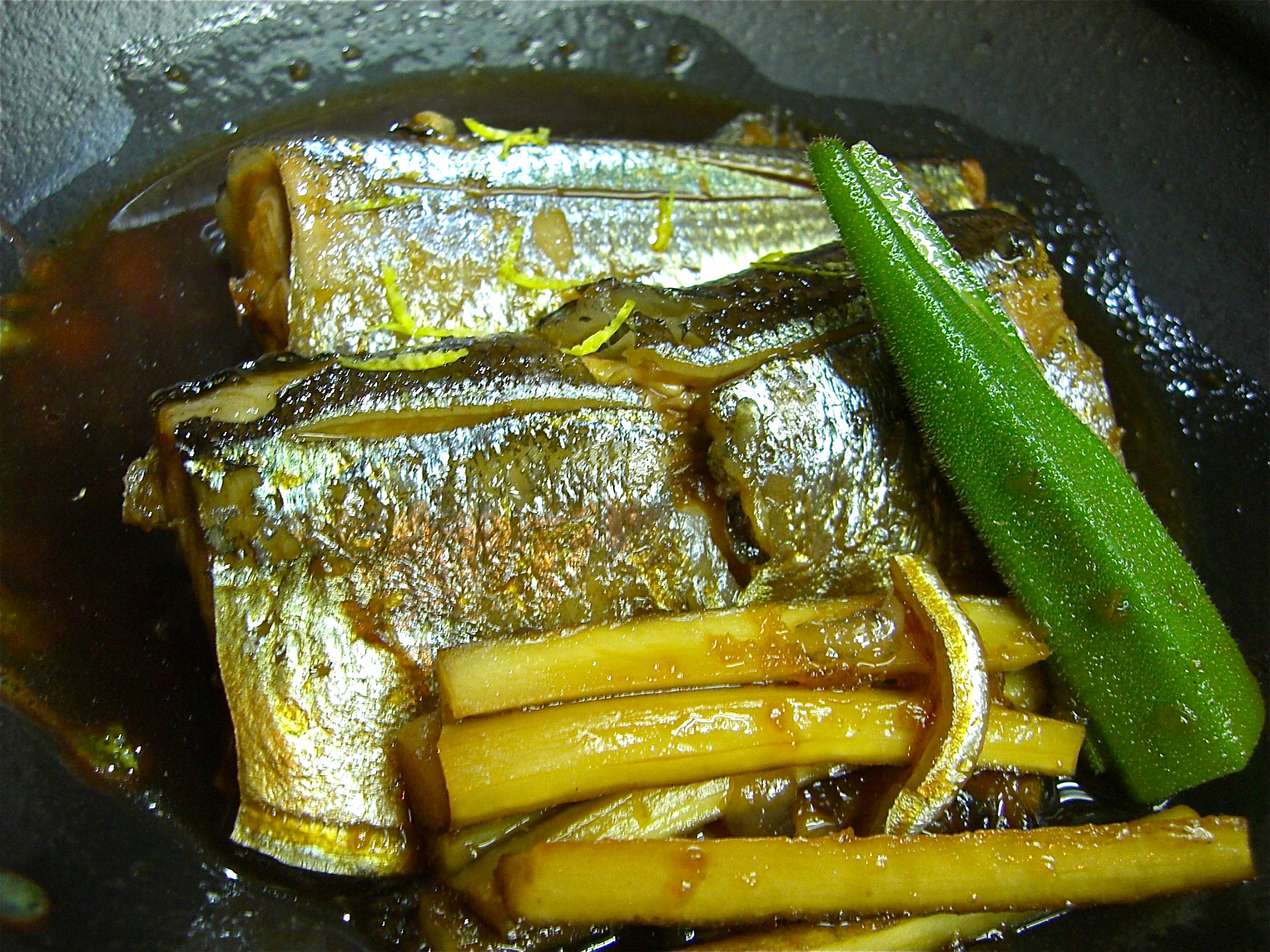 秋刀魚の煮付け（秋刀魚料理３）