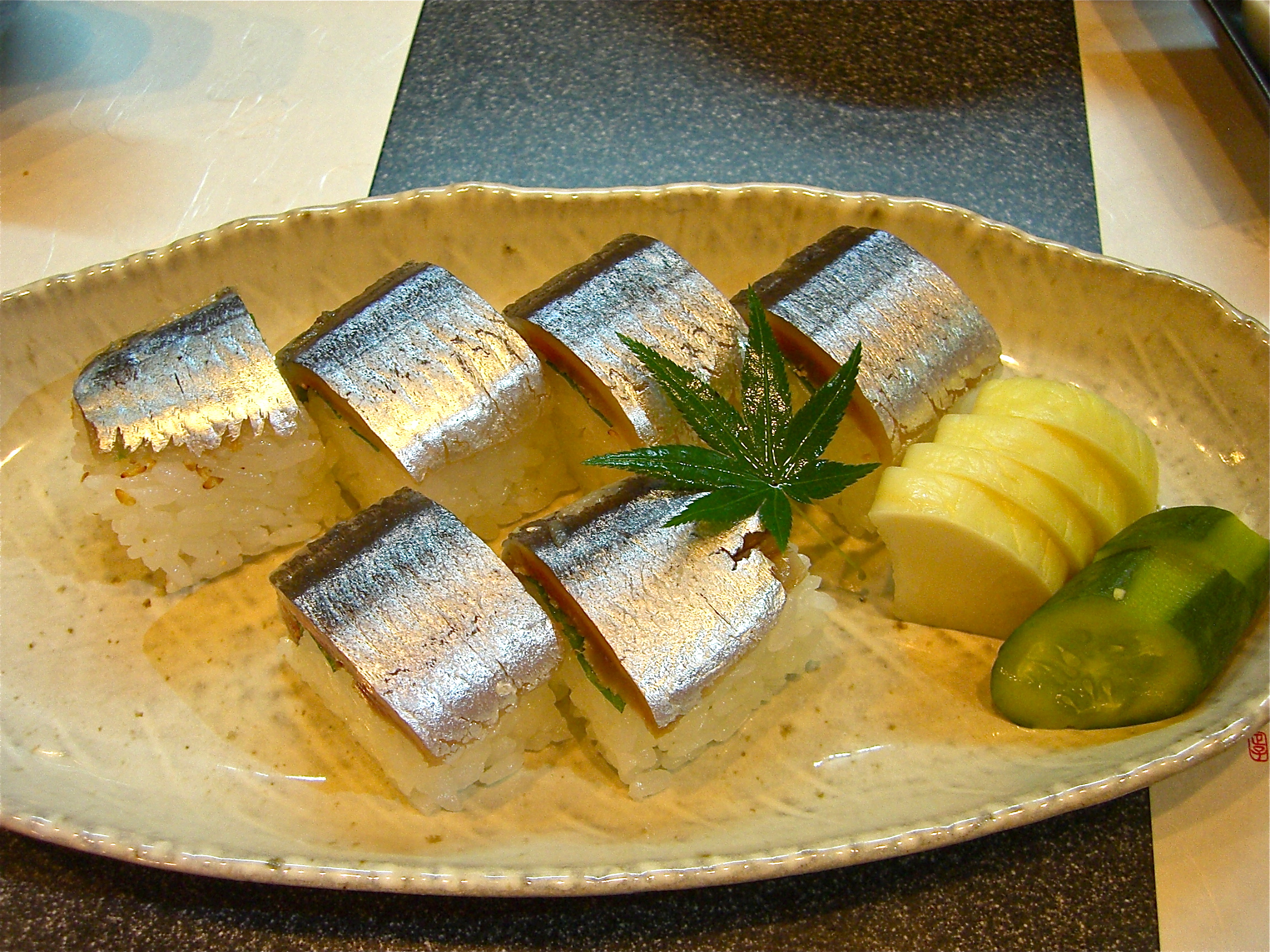 秋刀魚棒寿司（秋刀魚料理６）
