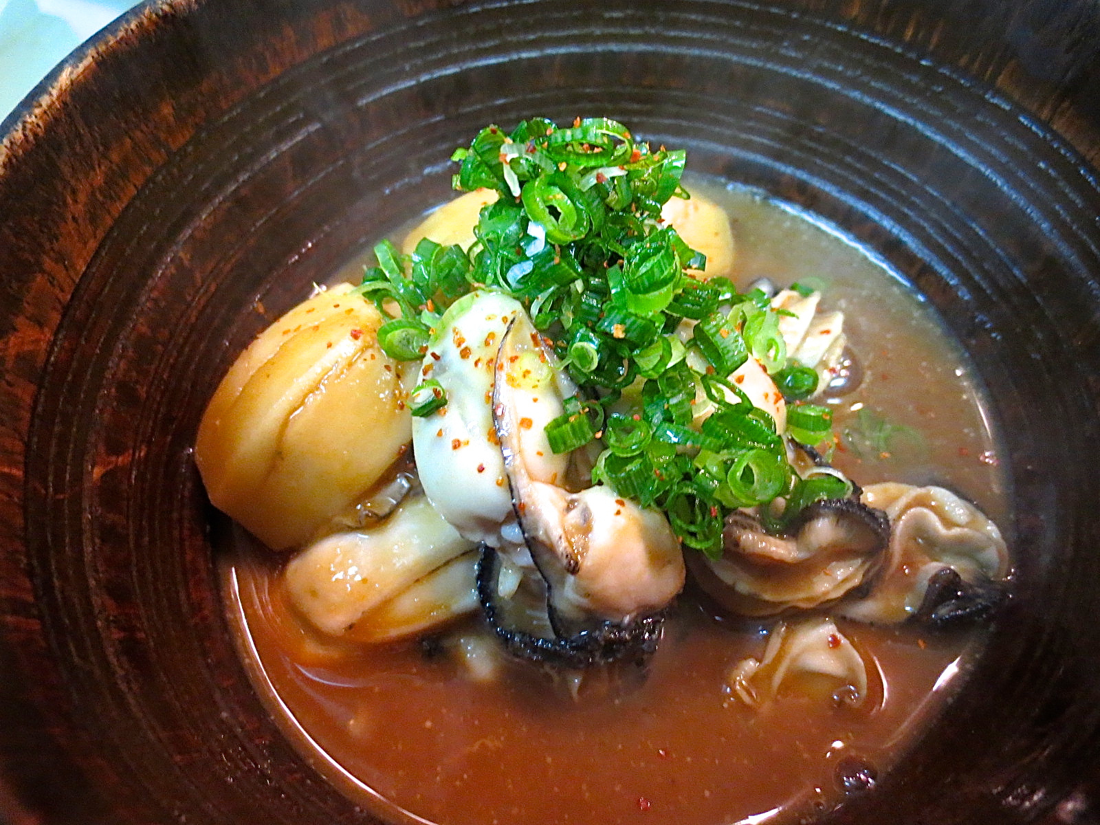 海老芋とかき味噌煮