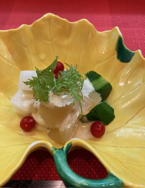 数の子、ズッキーニ、大根和え物